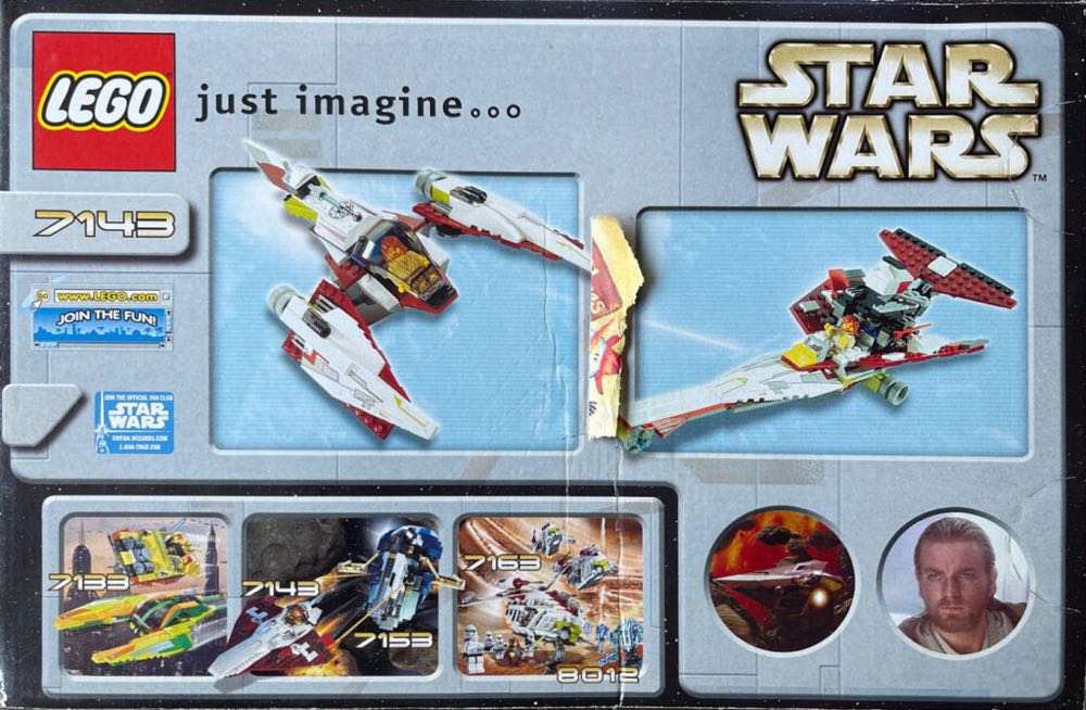 Lego Star Wars: Jedi Starfighter - Lego (Lego 7143) action figure collectible [Barcode 673419010290] - Main Image 3