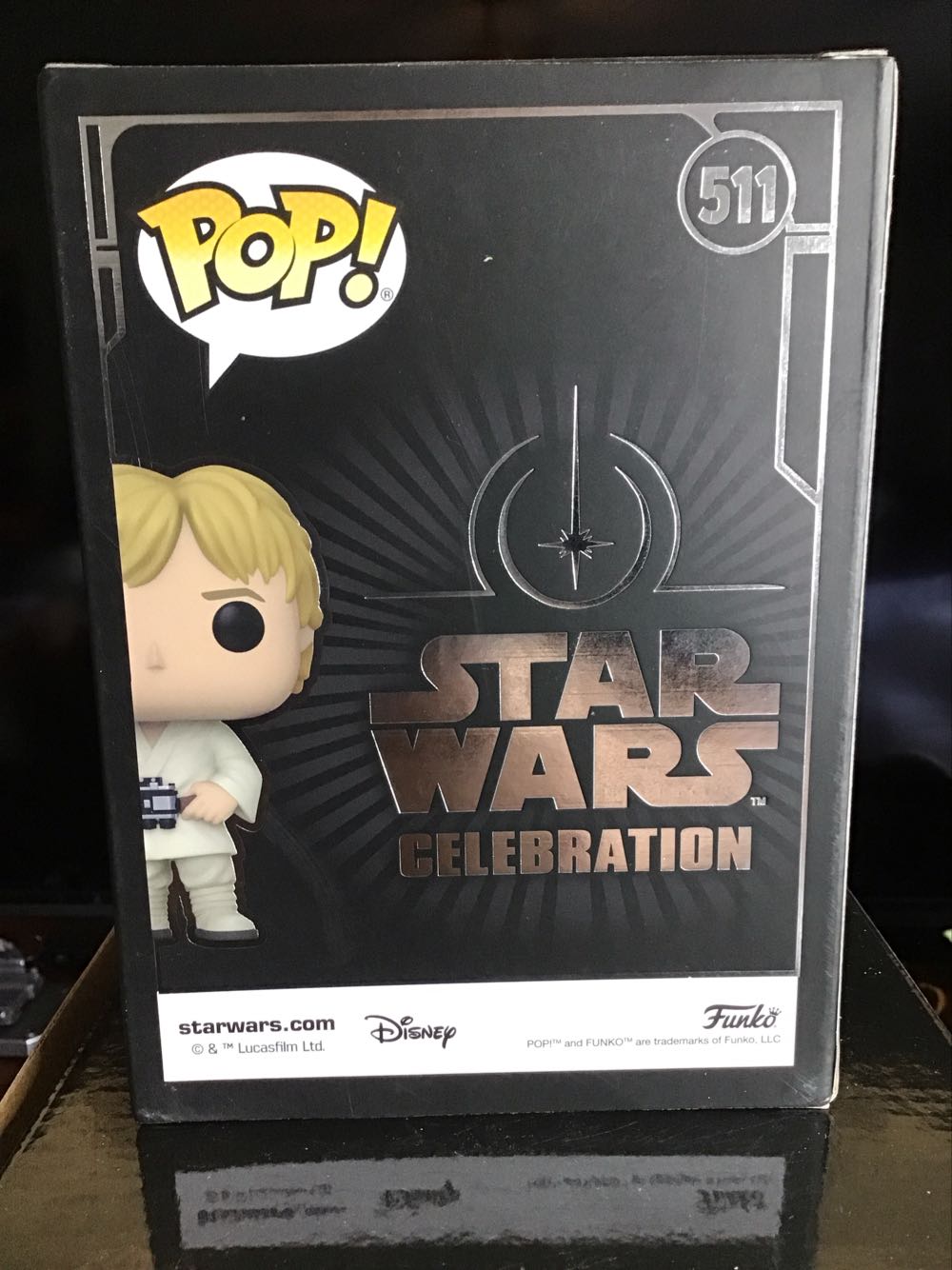 #511 Luke Skywalker - Funko (Funko Pop!) action figure collectible [Barcode 889698641258] - Main Image 3