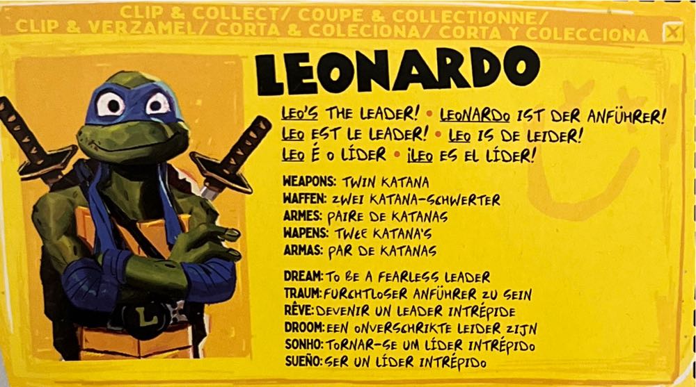 Leonardo - TMNT  action figure collectible [Barcode 045557897574] - Main Image 2