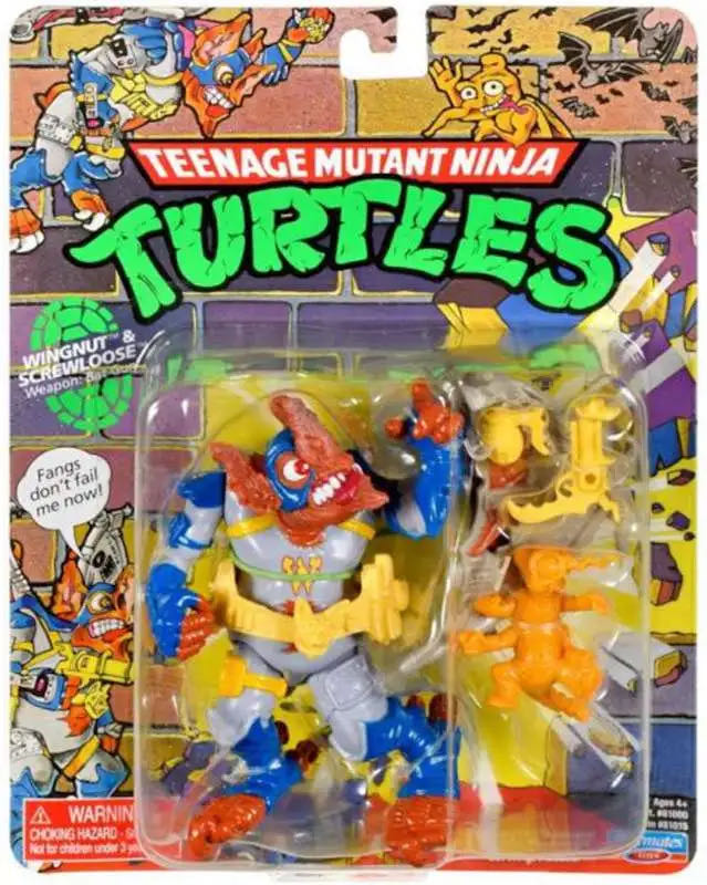 Wingnut & Screwloose - Playmates (Teenage Mutant Ninja Turtles 1988 Figures) action figure collectible - Main Image 1
