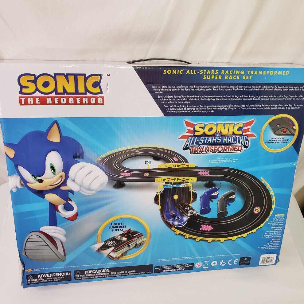 NKOK Sonic and Tails Sega All-Stars Racing transformed Super Race Set track  action figure collectible [Barcode 698143006234] - Main Image 2