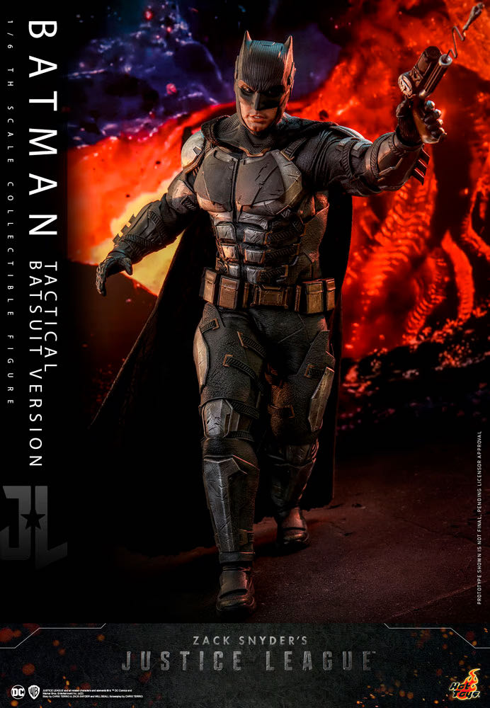 BATMAN (TACTICAL BATSUIT VERSION) - Hot Toys (Zack Snyder’s Justice League (2021)) action figure collectible [Barcode 4895228612496] - Main Image 3