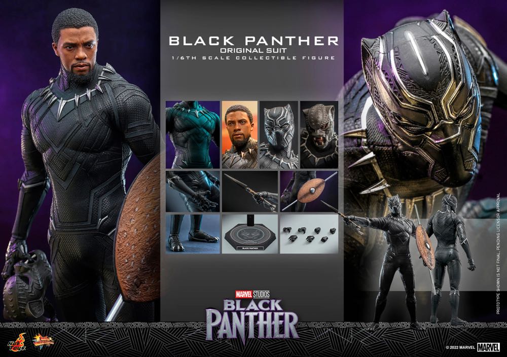 Hot Toys Black Panther Original Suit MMS 671 - Hot Toys (Black Panther) action figure collectible [Barcode 4895228612137] - Main Image 4