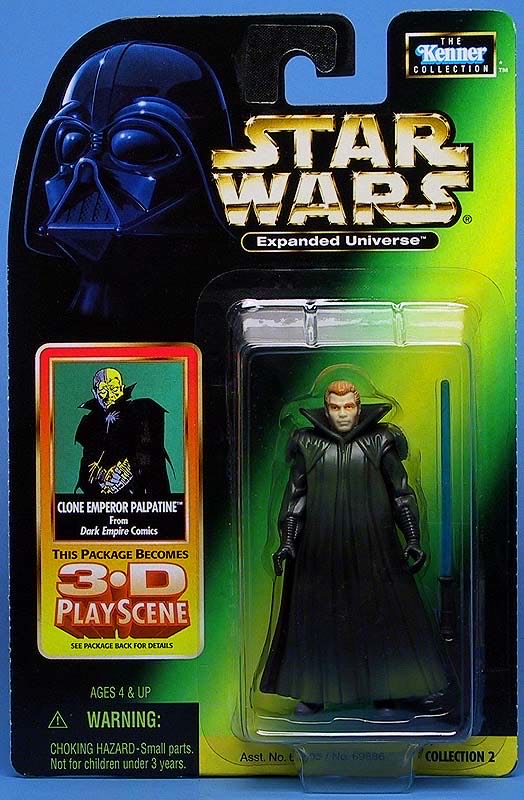 Star Wars: Clone Emperor Palpatine - Kenner (Star Wars: Expanded Universe) action figure collectible - Main Image 2