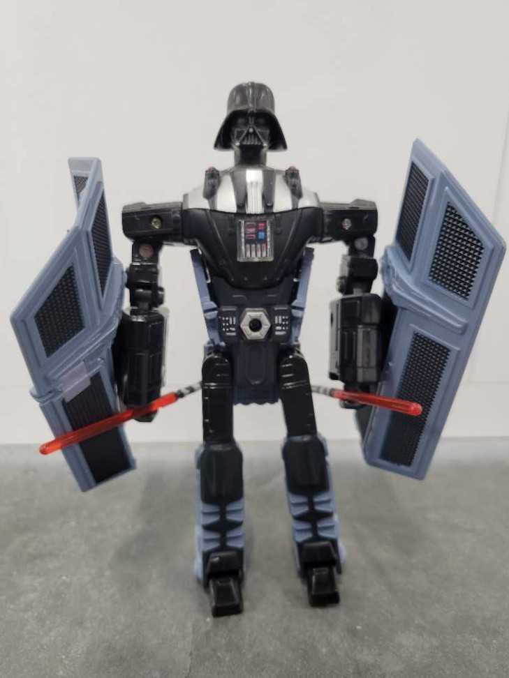 Darth Vader Tie Advanced With Darth Vader Mini Figure Robot Mode - Hasbro (Star Wars Crossover) action figure collectible - Main Image 2