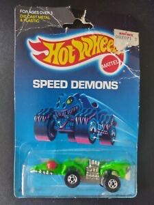Hot Wheels Fangster Malaysia Speed Demons Green Series 1:64 #2059 New Nrfp Bw Vintage 1985 In  action figure collectible [Barcode 074299020599] - Main Image 1
