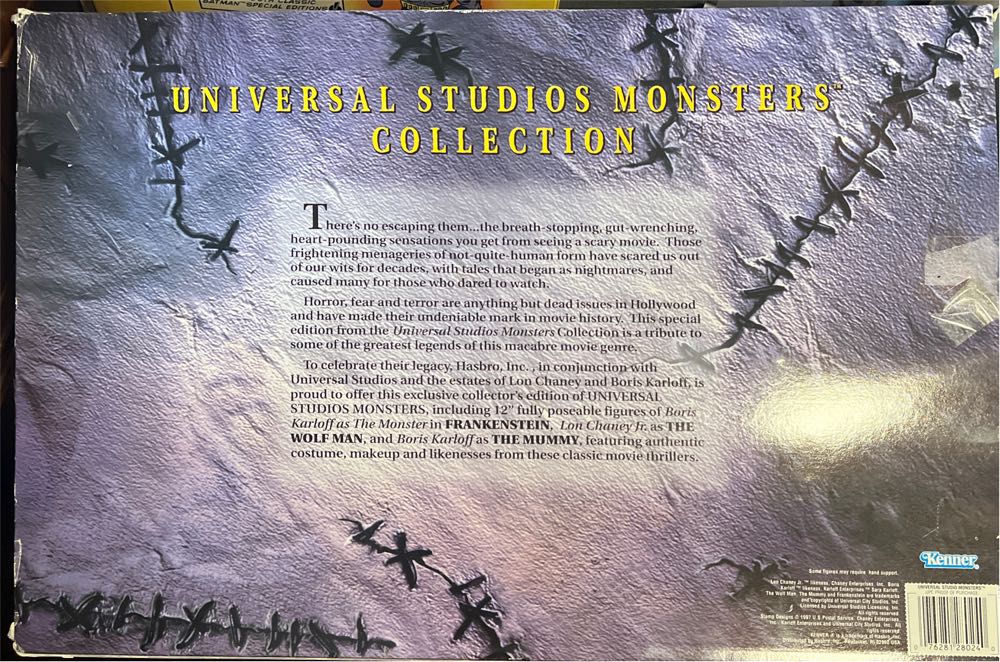Kenner: Universal Studios Monsters Collection 12 Collectors Frankenstein, Wolfman, Mummy - Kenner action figure collectible [Barcode 076281280240] - Main Image 4