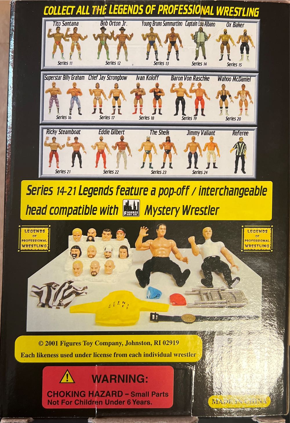 Legends Of Professional Wrestling Ivan Koloff Bloody - Figures Toy Co. action figure collectible [Barcode 002000000004] - Main Image 2