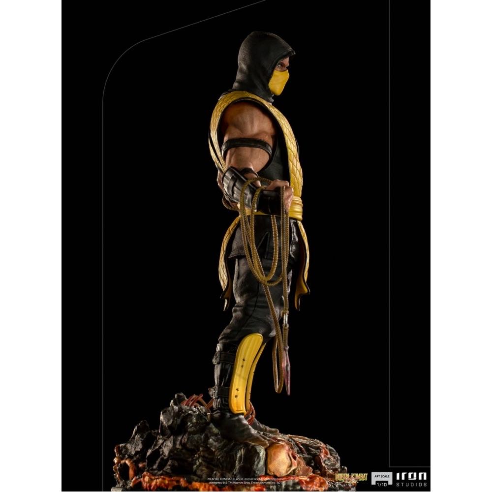 MK 1:10 scale Scorpion - Iron Studios (Mortal Kombat) action figure collectible - Main Image 4