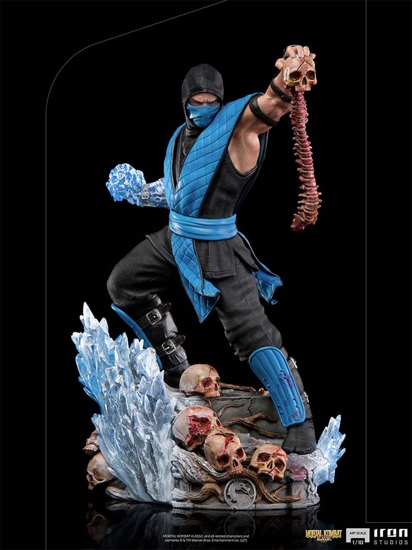 MK 1:10 scale Sub-Zero - Iron Studios (Mortal Kombat) action figure collectible - Main Image 3