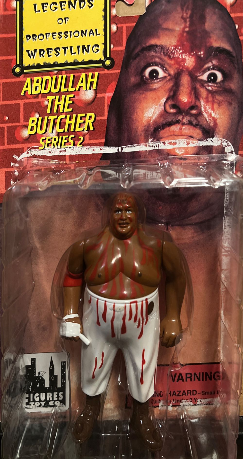 Legends Of Professional Wrestling Abdullah The Butcher - Figures Toy Co. action figure collectible [Barcode 051999000250] - Main Image 1