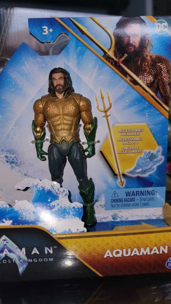 Aquaman - Spin Master (Aquaman And The Lost Kingdom) action figure collectible [Barcode 778988348673] - Main Image 3