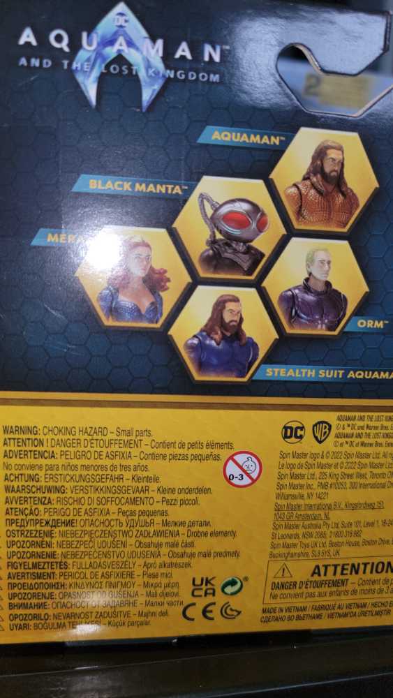 Aquaman - Spin Master (Aquaman And The Lost Kingdom) action figure collectible [Barcode 778988348673] - Main Image 4