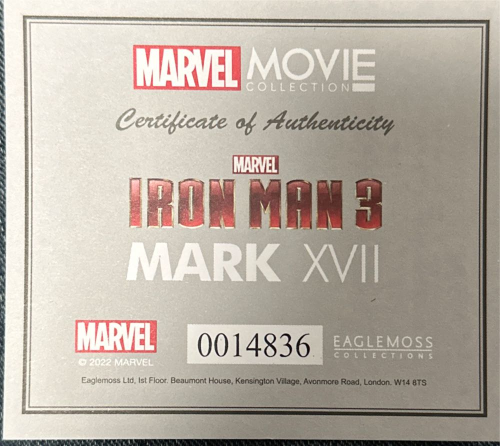 Iron Man Mark 17 Heartbreaker  (Iron Man 3) action figure collectible - Main Image 3