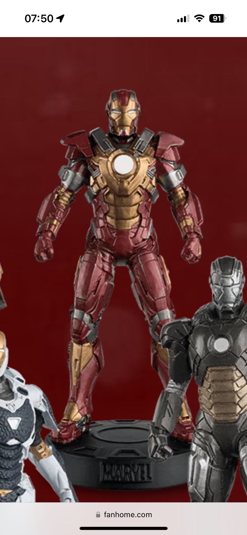 Iron Man Mark 17 Heartbreaker  (Iron Man 3) action figure collectible - Main Image 4