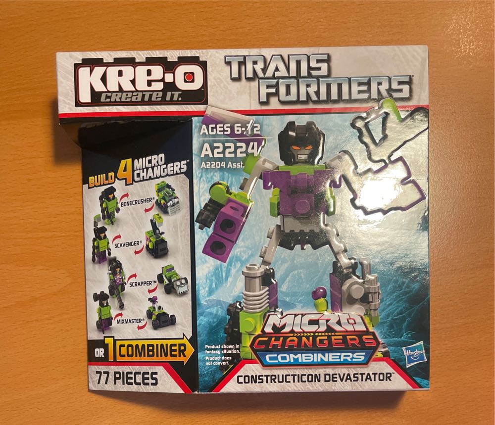 Combiners Devastator Micro Changers Combiners Set Misb 77pc Transformers Kre Combiner Hook Constructicons Kreo  action figure collectible [Barcode 653569799450] - Main Image 2