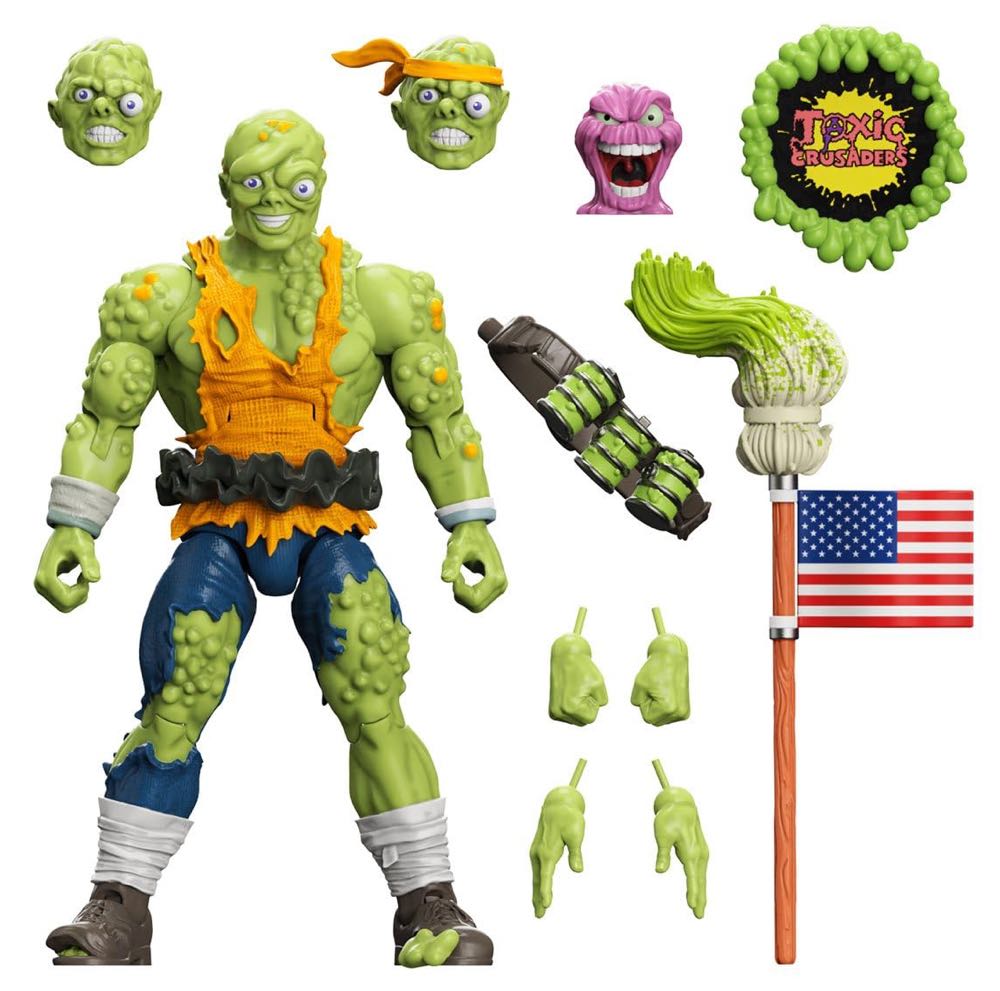 Super7 Ultimates Toxic Crusaders Wave 3 - Toxie - Super7 (Toxic Crusaders) action figure collectible [Barcode 840049827424] - Main Image 2