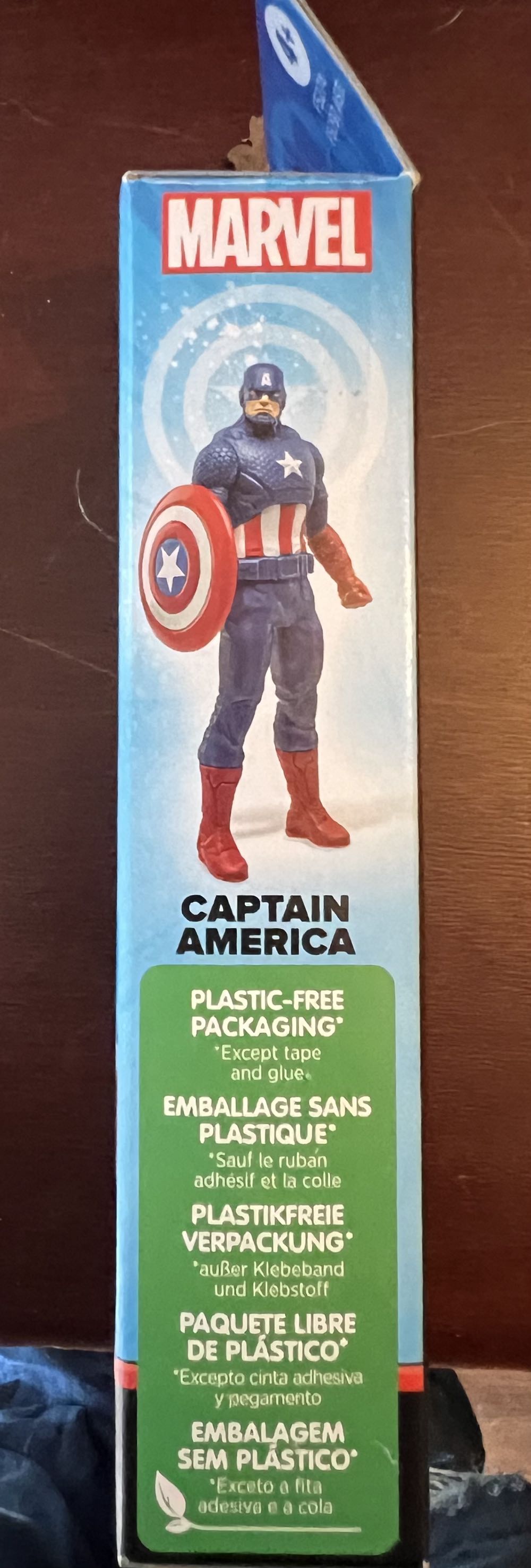 Marvel 6” Figure - Captain America - Hasbro (Avengers) action figure collectible [Barcode 5010993948383] - Main Image 2