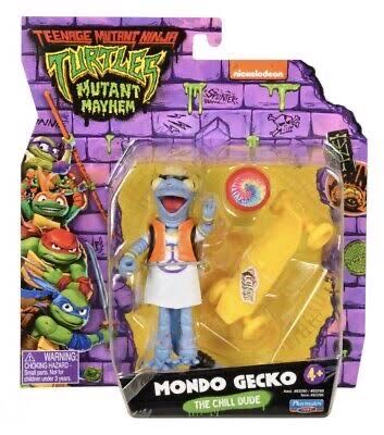 Mondo Gecko - Playmates -Mutant Mayhem (Teenage Mutant Ninja Turtles: Mutant Mayhem) action figure collectible [Barcode 043377832959] - Main Image 3