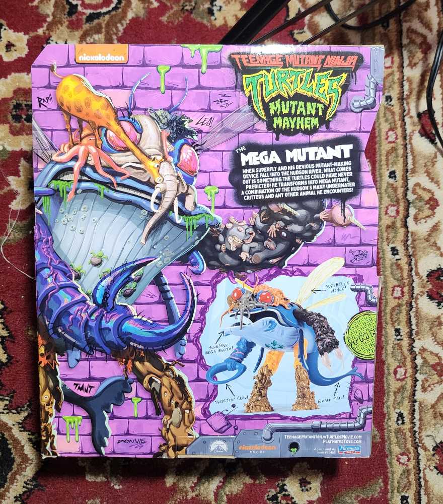 Teenage Mutant Ninja Turtles Mutant Mayhem - The Mega Mutant - Playmates (Teenage Mutant Ninja Turtles: Mutant Mayhem) action figure collectible [Barcode 043377834052] - Main Image 2