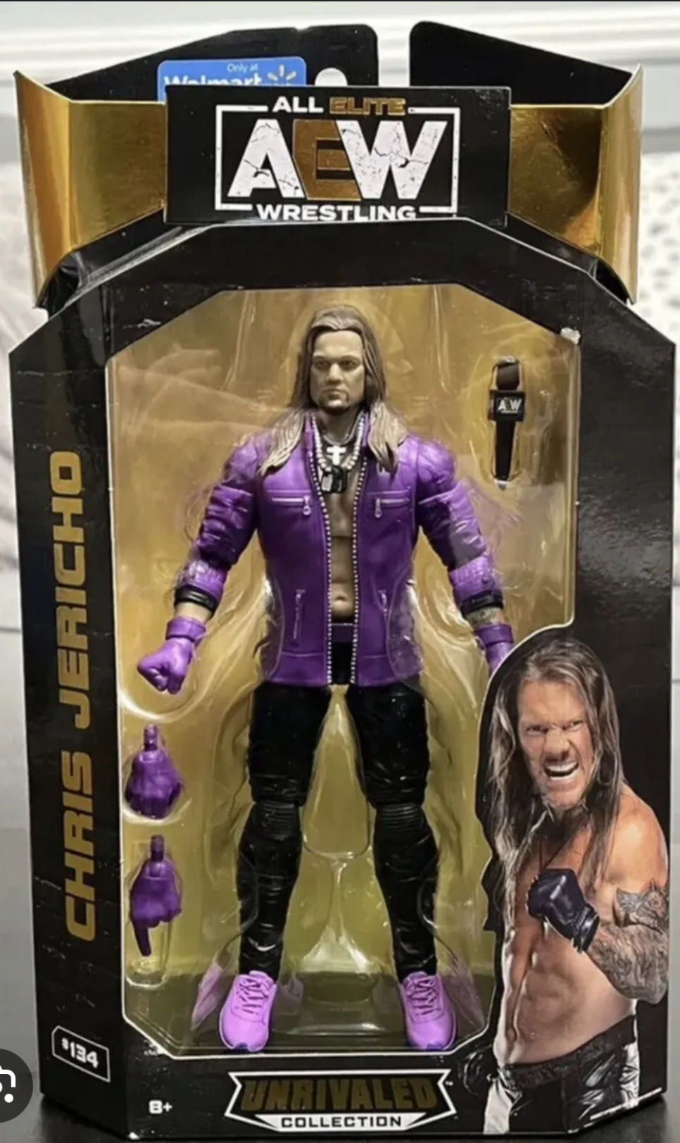 Chris Jericho - Jazwares AEW (AEW Unrivaled Collection) action figure collectible - Main Image 1