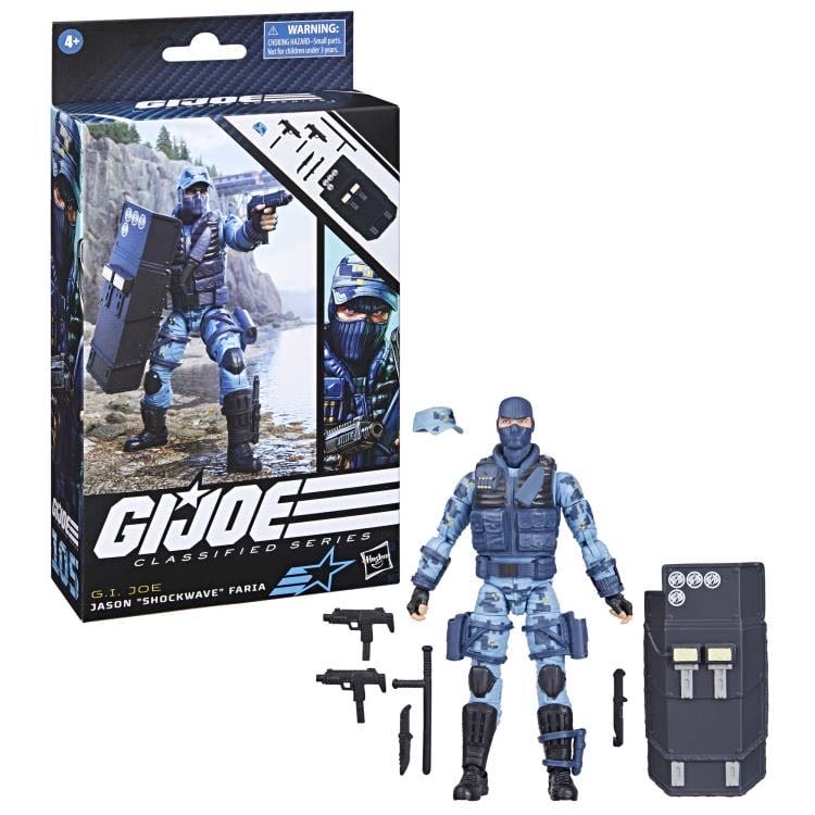 #105 Jason ”SHOCKWAVE” Faria - Hasbro (G.I. Joe) action figure collectible [Barcode 5010996114723] - Main Image 7