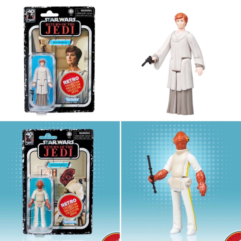 Retro Return Of The Jedi Retro Pack - Hasbro (Star Wars Vintage Collection) action figure collectible [Barcode 5010996139450] - Main Image 2