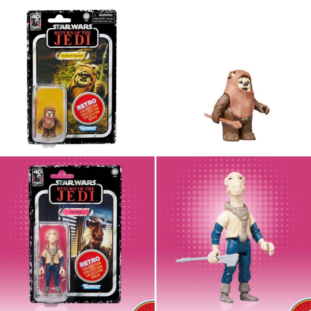 Retro Return Of The Jedi Retro Pack - Hasbro (Star Wars Vintage Collection) action figure collectible [Barcode 5010996139450] - Main Image 3