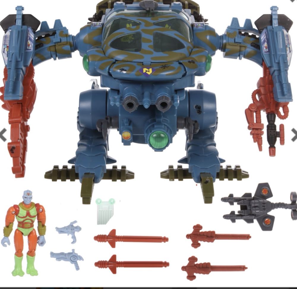 General Shiva with Amphibious Assault Light Attack E-frame - Playmates (Exo-Squad Series 1) action figure collectible [Barcode 043377063230] - Main Image 3