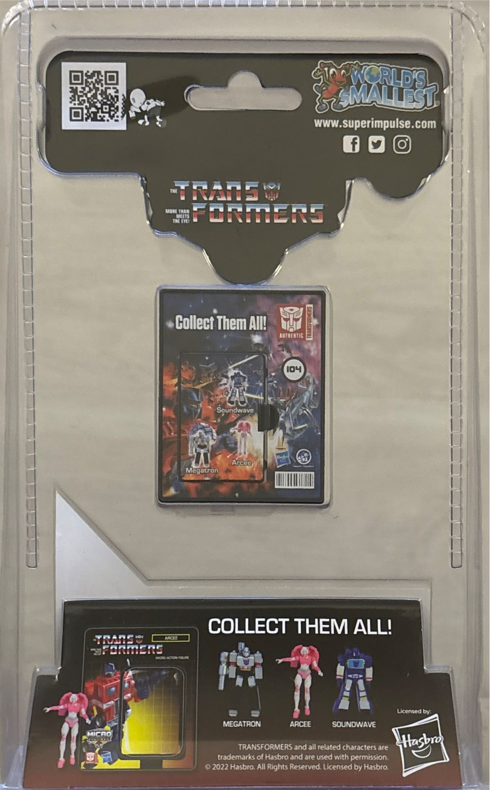 Arcee - World’s Smallest (Action Micro Figure) action figure collectible [Barcode 810010992970] - Main Image 3