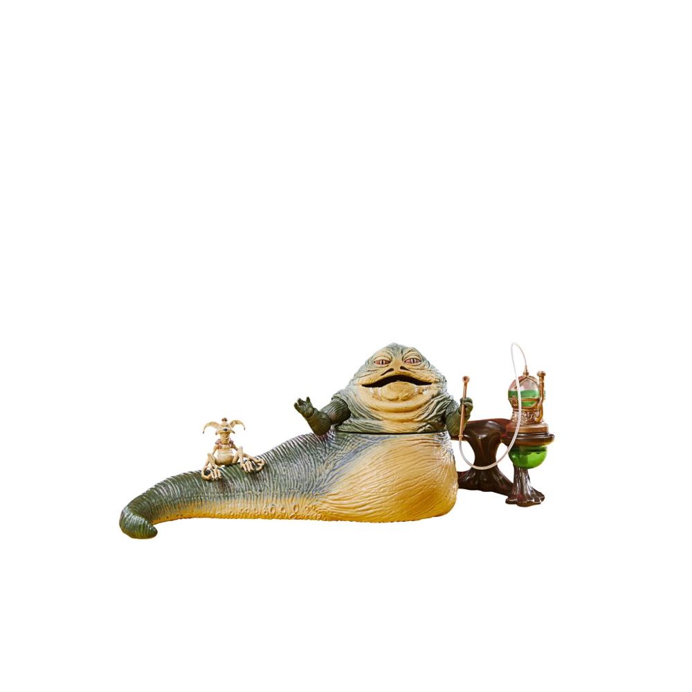 Jabba the Hutt on Throne with Salacious Crumb (SWB) - Hasbro (Sci-Fi) action figure collectible - Main Image 2