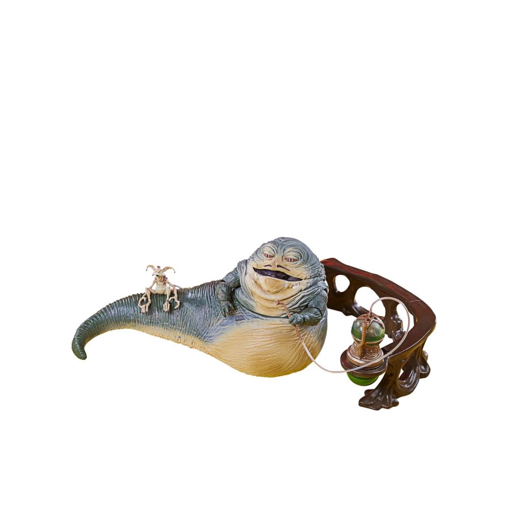 Jabba the Hutt on Throne with Salacious Crumb (SWB) - Hasbro (Sci-Fi) action figure collectible - Main Image 4