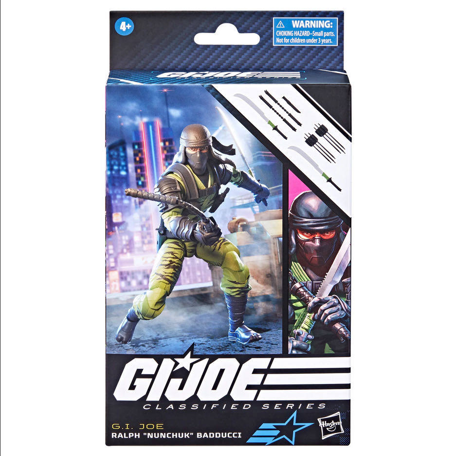 #80 Ralph “Nunchuck ” Badducci - Hasbro (G.I. Joe) action figure collectible [Barcode 5010996108401] - Main Image 3