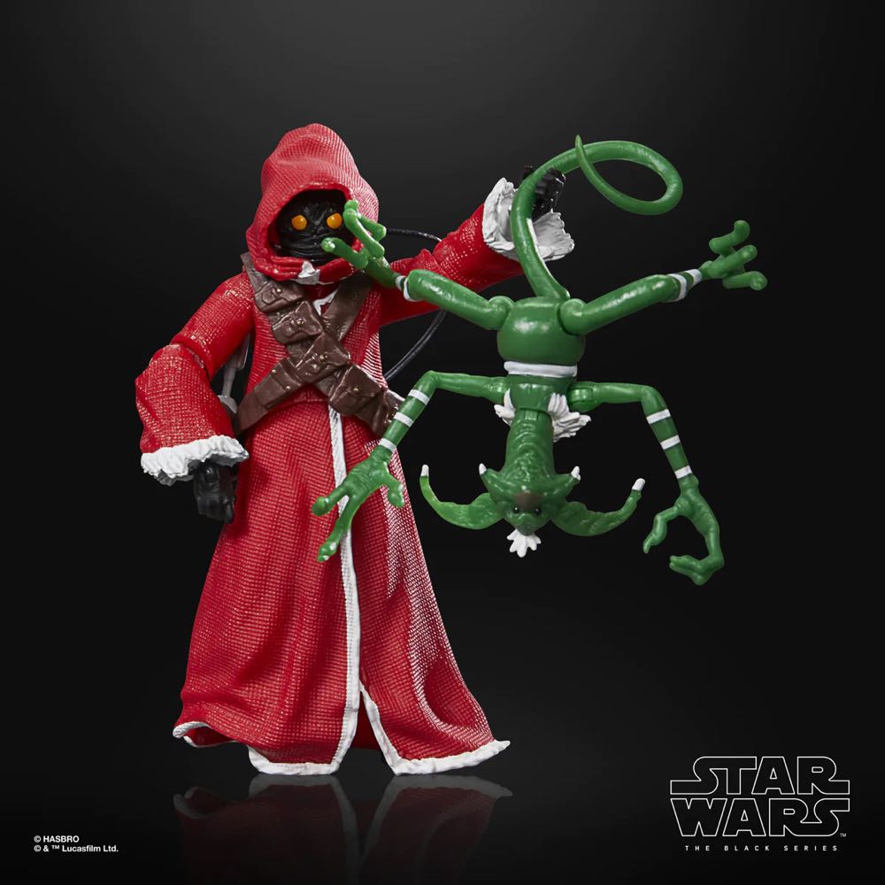 Star Wars (Holiday) - Jawa and Salacious B. Crumb - Hasbro Black Series (Star Wars: Holiday Editions) action figure collectible - Main Image 2