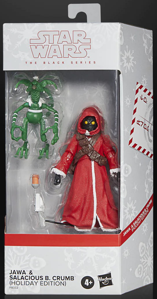 Star Wars (Holiday) - Jawa and Salacious B. Crumb - Hasbro Black Series (Star Wars: Holiday Editions) action figure collectible - Main Image 4