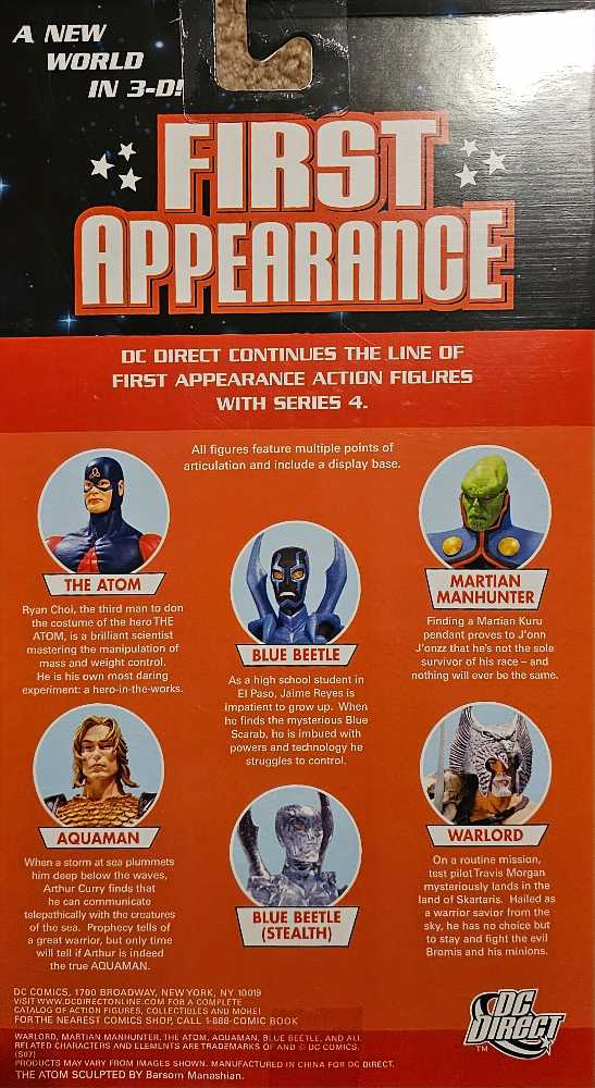 Atom Dc Comics First Appearance Series 4: Atom Action Figure Toy - DC Direct (DC Direct First Appearance) action figure collectible [Barcode 761941258324] - Main Image 2