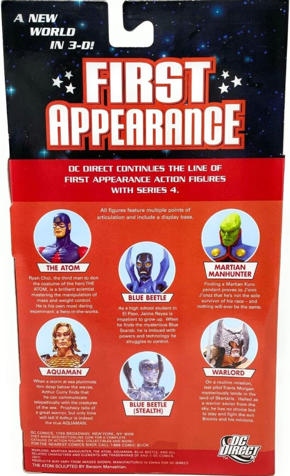 Atom Dc Comics First Appearance Series 4: Atom Action Figure Toy - DC Direct (DC Direct First Appearance) action figure collectible [Barcode 761941258324] - Main Image 4