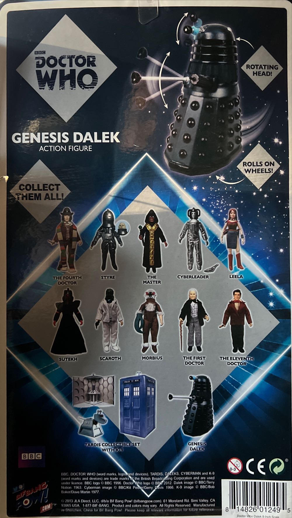Doctor Who Genesis Dalek Bif Bang Pow - Bif Bang Pow! (BBC Doctor Who) action figure collectible [Barcode 814826012495] - Main Image 2