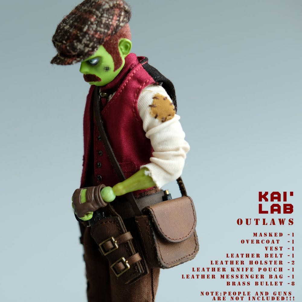 Kai Lab - Outlaws 6” Soft-Goods Clothing and Accessory Set (for Mezco Vaporini) - Kai Lab action figure collectible - Main Image 3