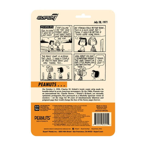 Super 7 ReAction : Marcie ( Peanuts ) - Super 7 (Peanuts) action figure collectible [Barcode 840049806955] - Main Image 2
