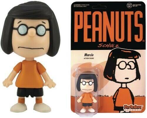 Super 7 ReAction : Marcie ( Peanuts ) - Super 7 (Peanuts) action figure collectible [Barcode 840049806955] - Main Image 3