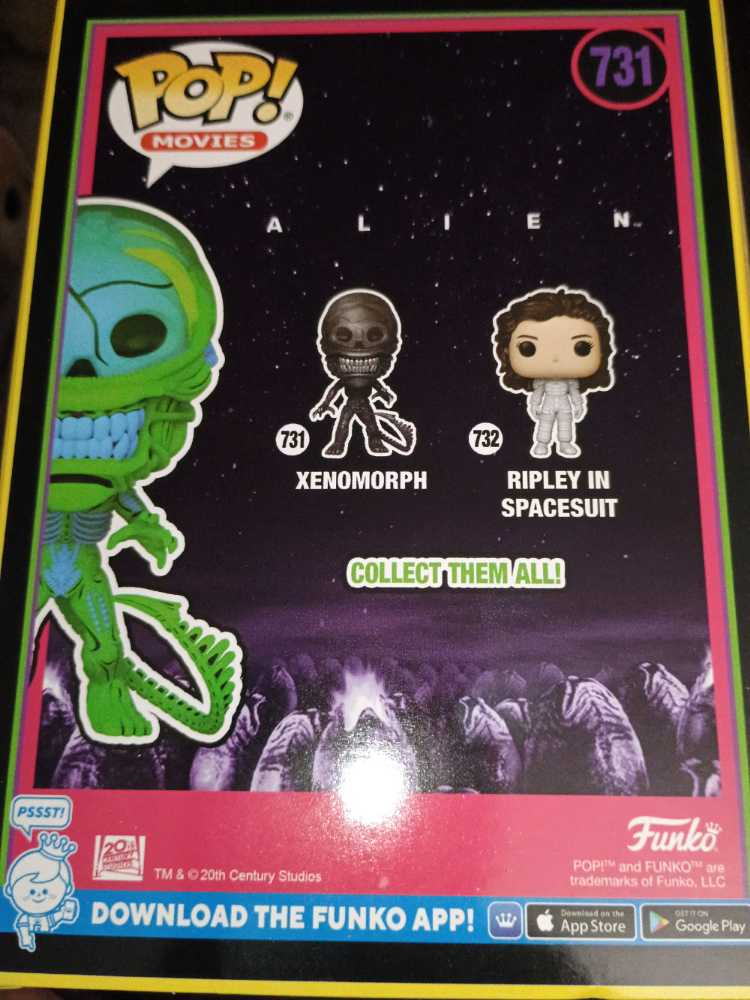 Funko Pop! Movies: Alien Xenomorph Blkltexc 74697 - Funko (Alien) action figure collectible [Barcode 889698746977] - Main Image 2