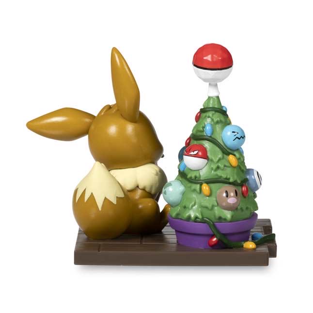 Pikachu Pokemon Holiday Eevee Funko Center Christmas Exclusive Pokémon  action figure collectible [Barcode 889698485791] - Main Image 2
