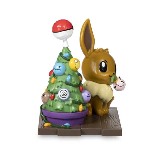 Pikachu Pokemon Holiday Eevee Funko Center Christmas Exclusive Pokémon  action figure collectible [Barcode 889698485791] - Main Image 4