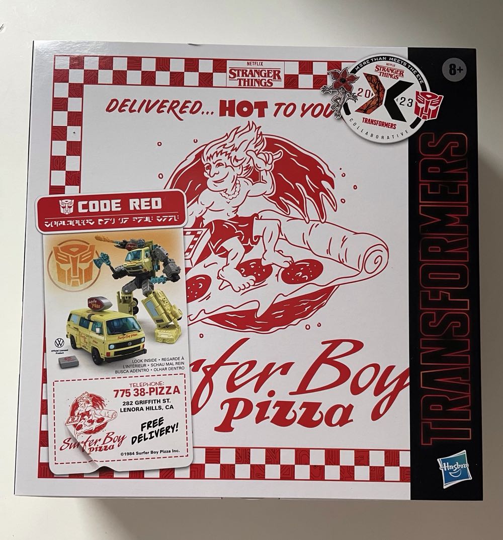 Transformers X Stranger Things Crossovers: Code Red - Hasbro (Transformers Crossovers) action figure collectible [Barcode 5010996145888] - Main Image 4