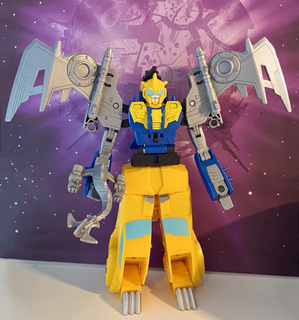 Buzzworthy Bumblebee Bumbleswoop Bumblebee - Hasbro (Transformers Cyberverse) action figure collectible [Barcode 5010996113696] - Main Image 3