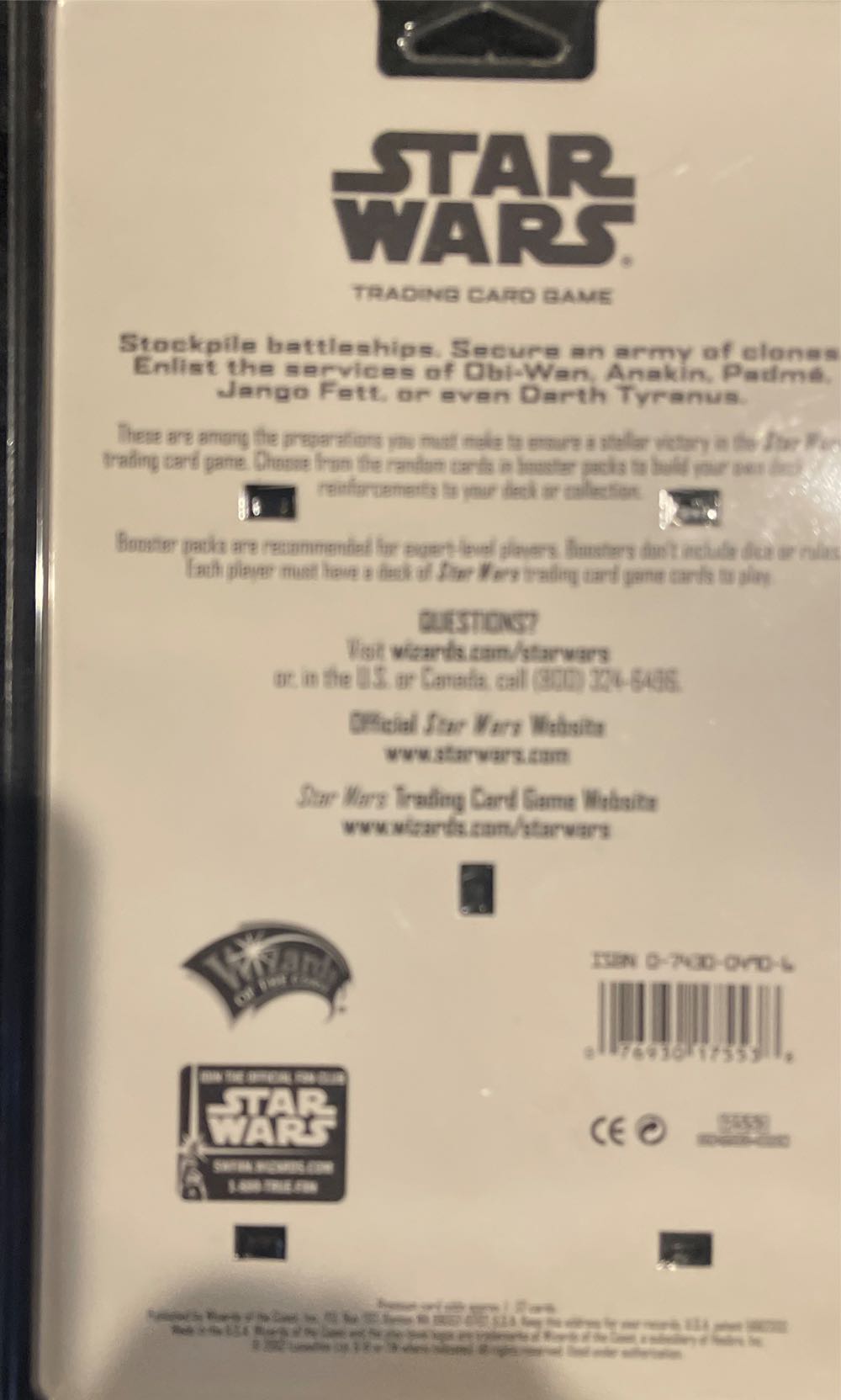 Star Wars Attack Of The Clones  action figure collectible [Barcode 076930175538] - Main Image 2