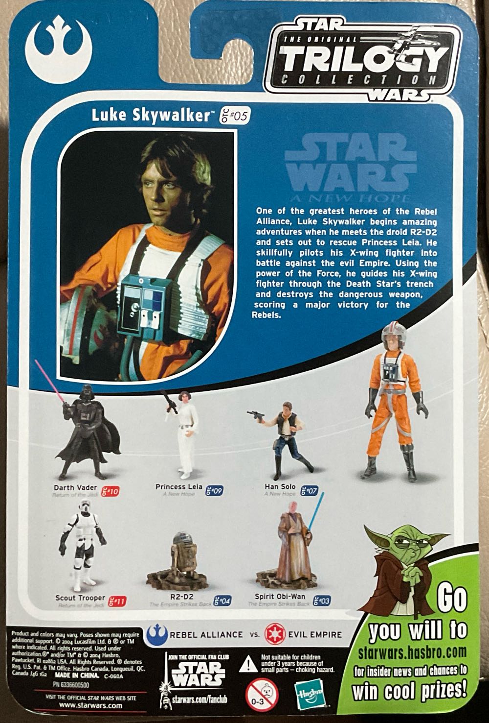 Original Trilogy Collection - #5 - Luke Skywalker - Hasbro (A New Hope) action figure collectible - Main Image 2