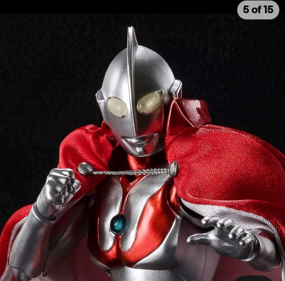 Bandai Spirits S.h. Figuarts Ultra Man 55th Anniversary Version Pvc And Abs Total Height Approx. 5.9 Inches 150 Mm Painted Action Figure - S.H Figuarts (55th Anniversary) action figure collectible [Barcode 4573102619051] - Main Image 3