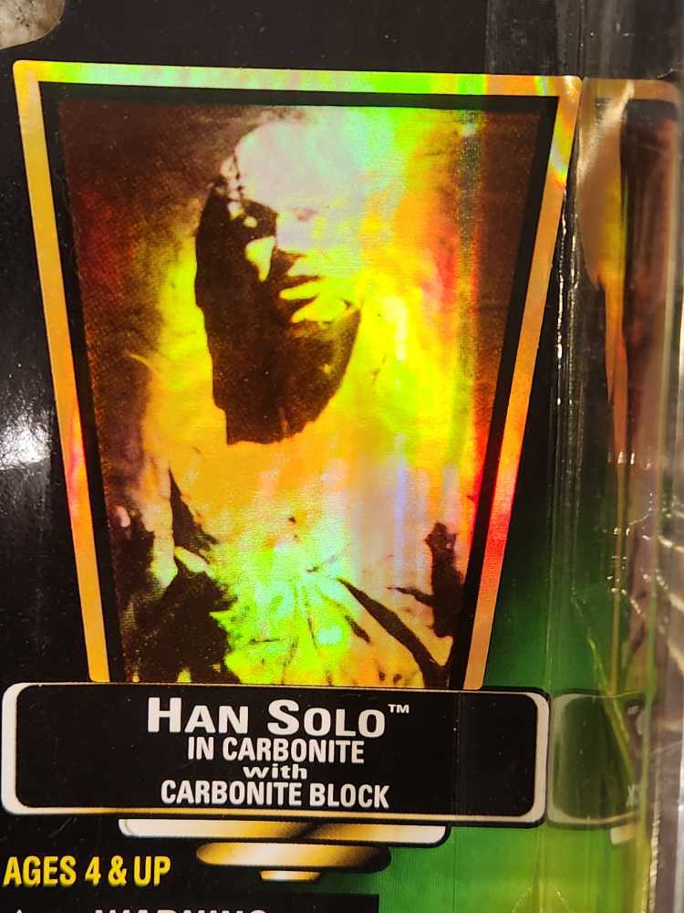 Han Solo (Carbonite) - Hasbro (Star Wars: Episode VI - Return Of The Jedi) action figure collectible [Barcode 076281696133] - Main Image 4
